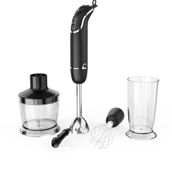 Electric 4-in-1 Hand Immersion Blender With 12-Speed Stick